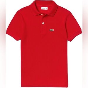 ❤️LACOSTE- Red Dry fit polo (kids) ❤️